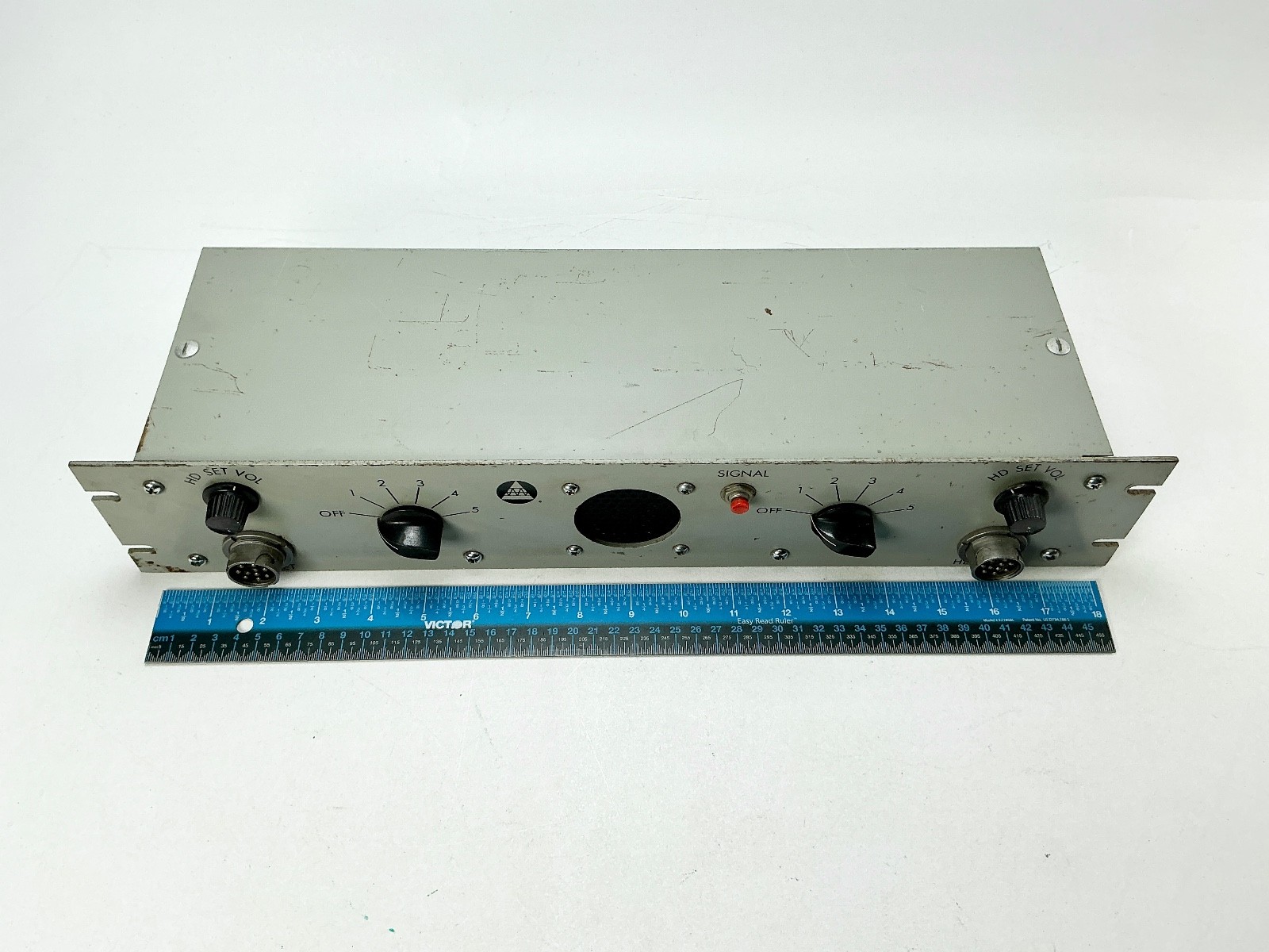 Vintage Nortronics Dual Operator Station Headset Intercom 24620066-1 Northrop
