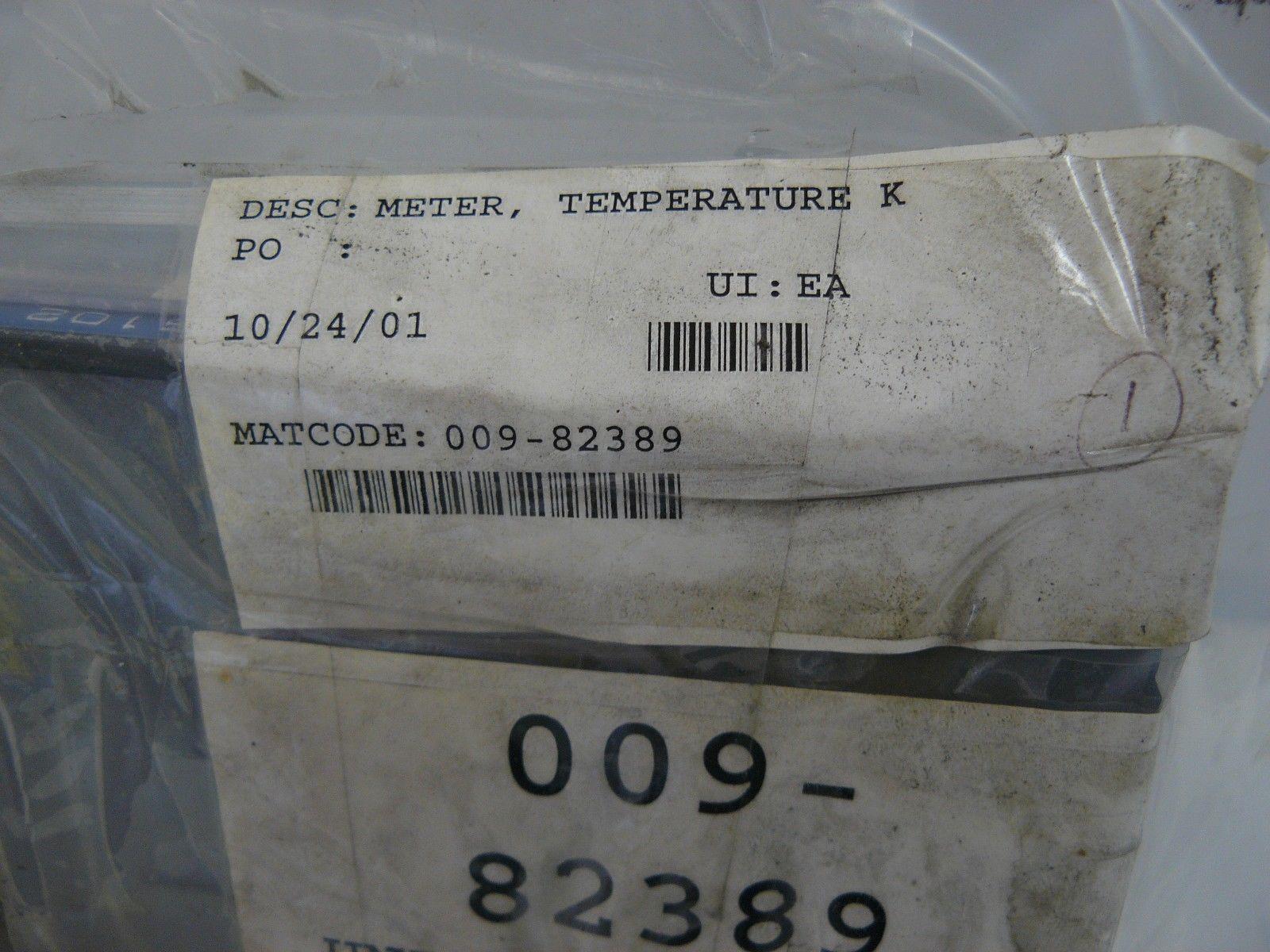 NEW WESCHLER ELECTRIC X-252 INDICATOR 0-30 DEGREE F PANEL METER 4-20 DCMA