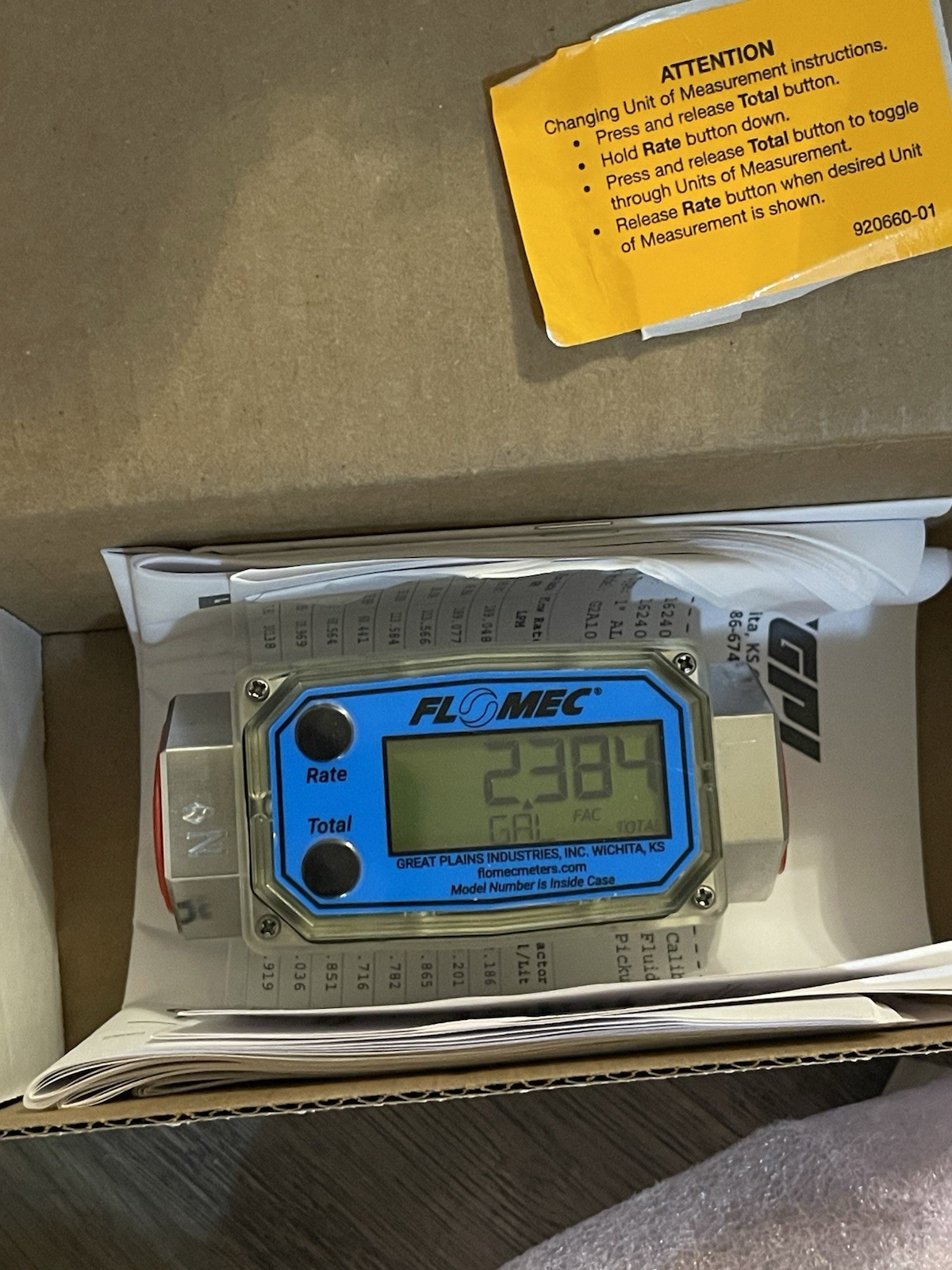 FLOMEC G2A10NQ9GMA1″ NPT Electronic Fuel Meter 4360-2