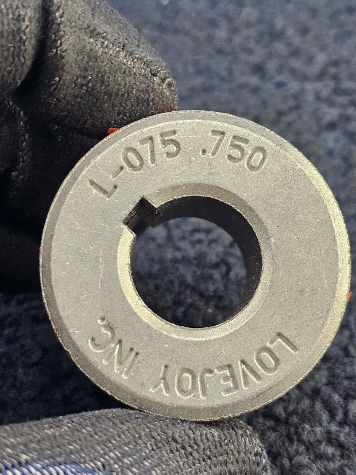 Lovejoy L-075 .750 Jaw Coupling Hub Bore Finished Keyway Heavy Duty 68514410690