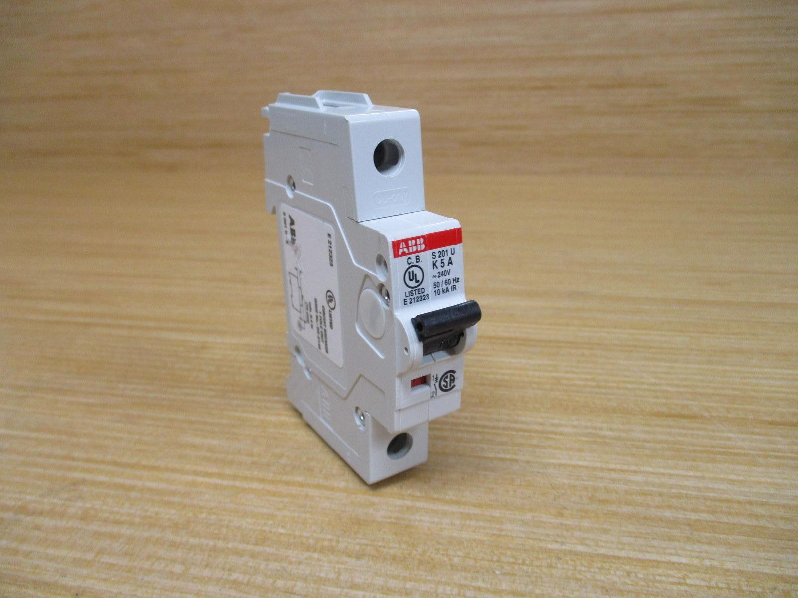 ABB S201U-K5A 5A Circuit Breaker S201UK5A