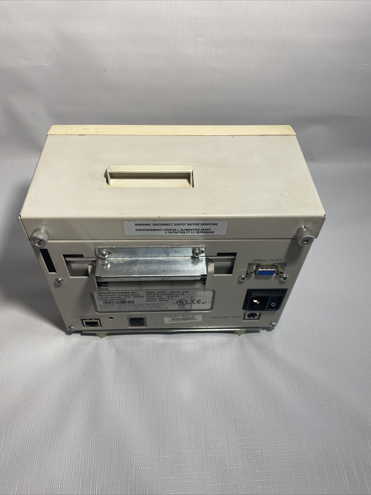 Microcom Corporation 426 Thermal Printer