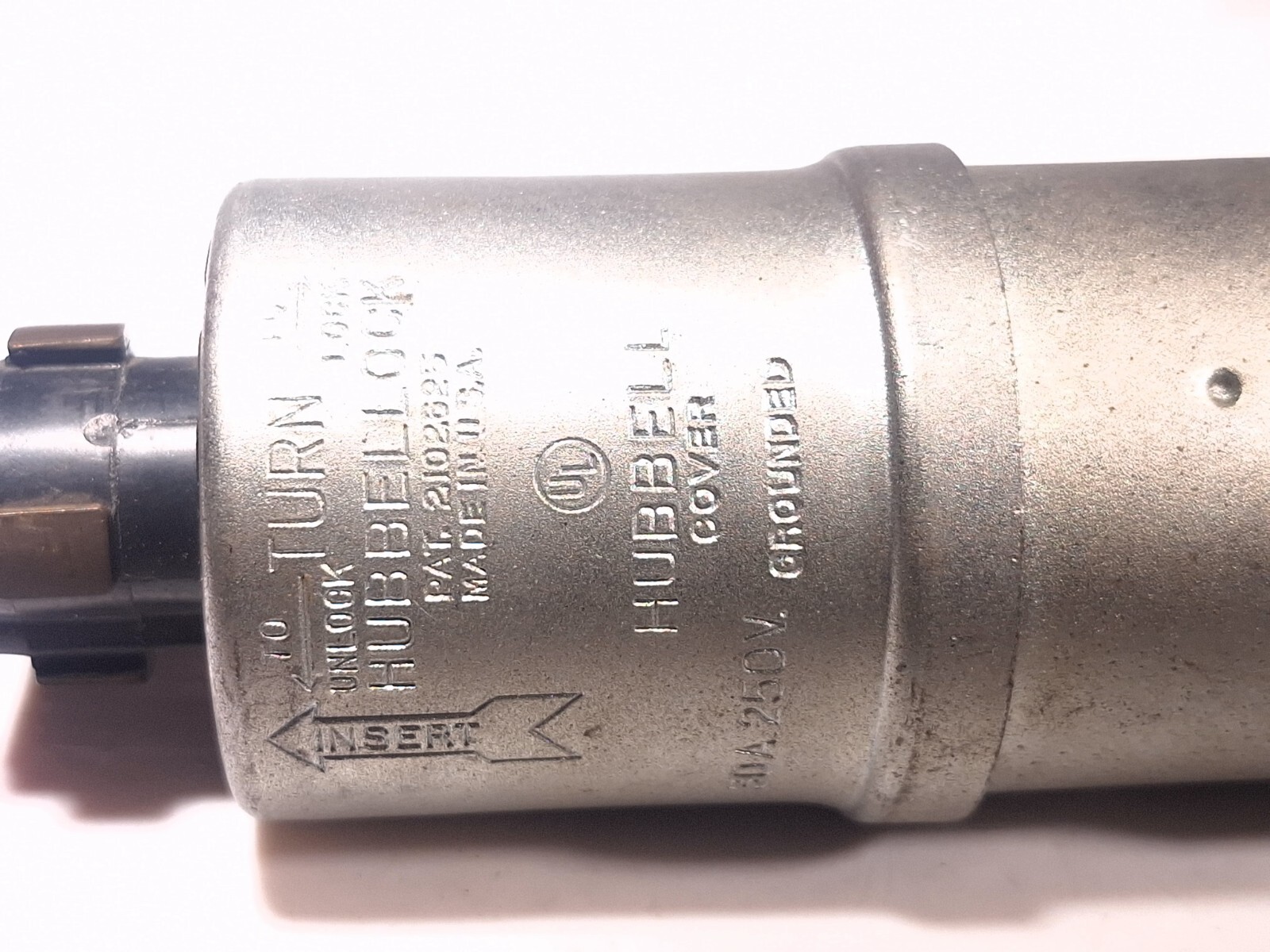 HUBBELL HUBBELLOCK WELDING PLUG GROUNDED 30A 250V VINTAGE
