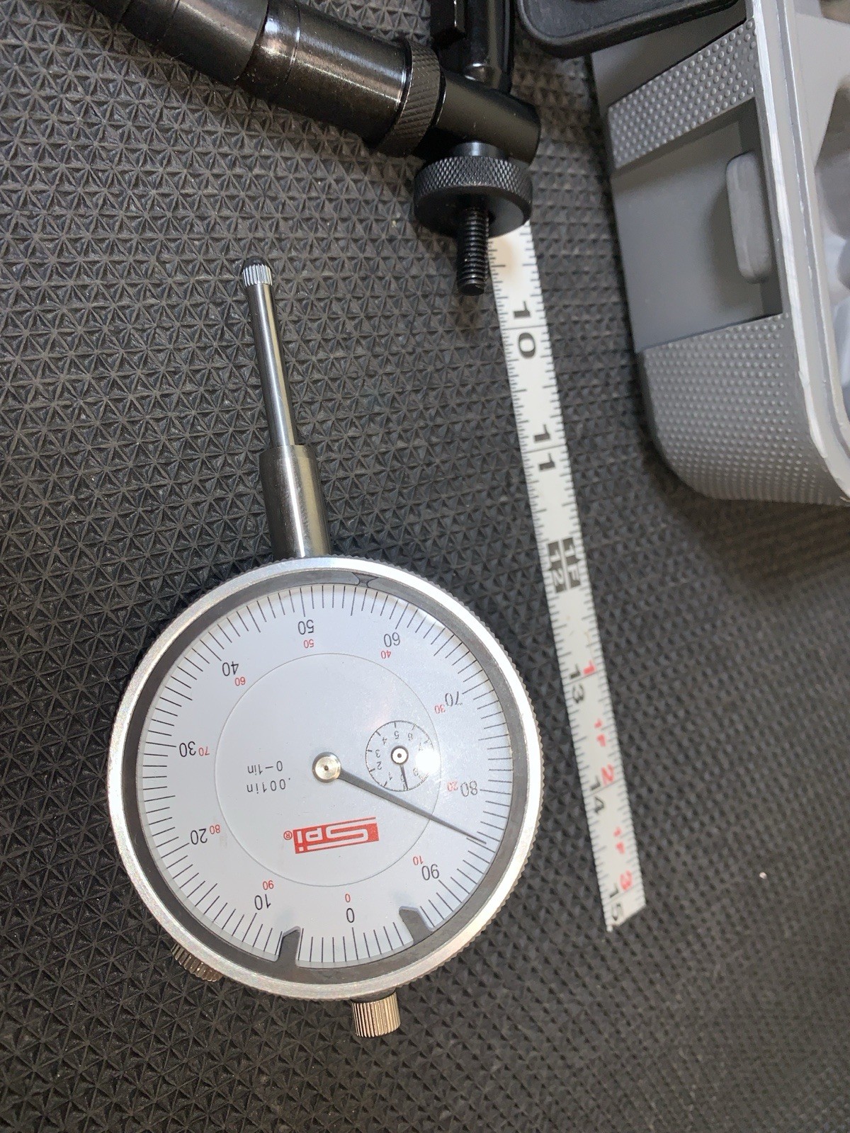 SPI 25-369-0 Brake/Rotor Gage Set w/ clamp, 0 to 1″ Range, 0.001″ Res