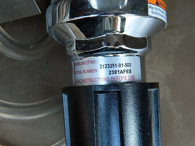 Concoa 2123351-01-500 Regulator with Dwyer Flowmeter VFB-65-SSV T27AG