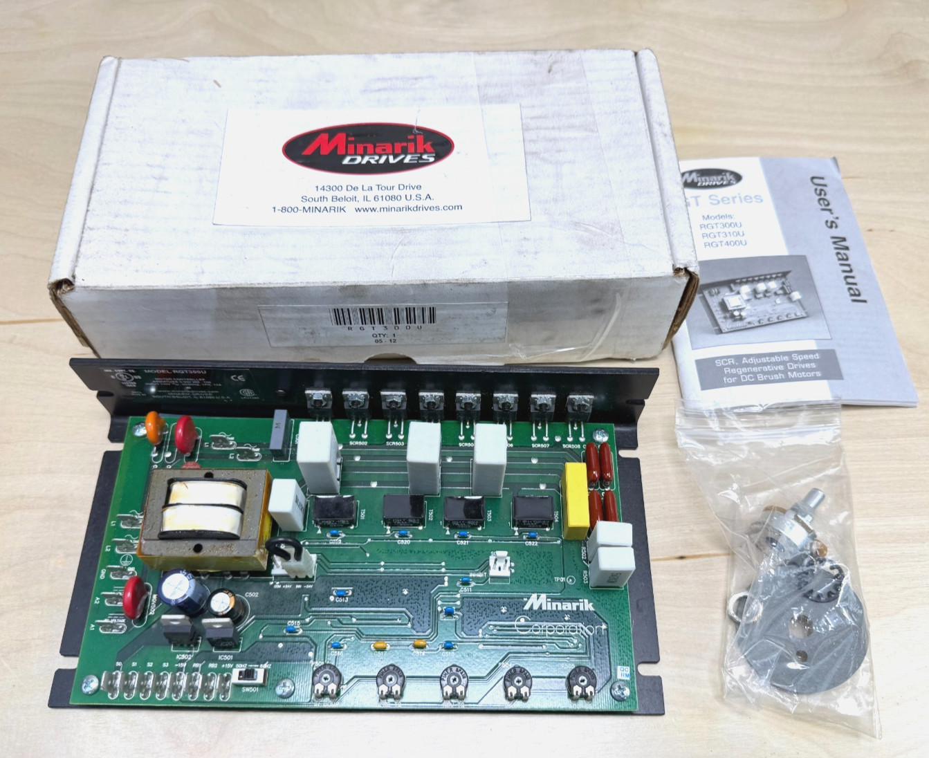 Minarik RGT300U Motor Controller, 0-90V, 10A
