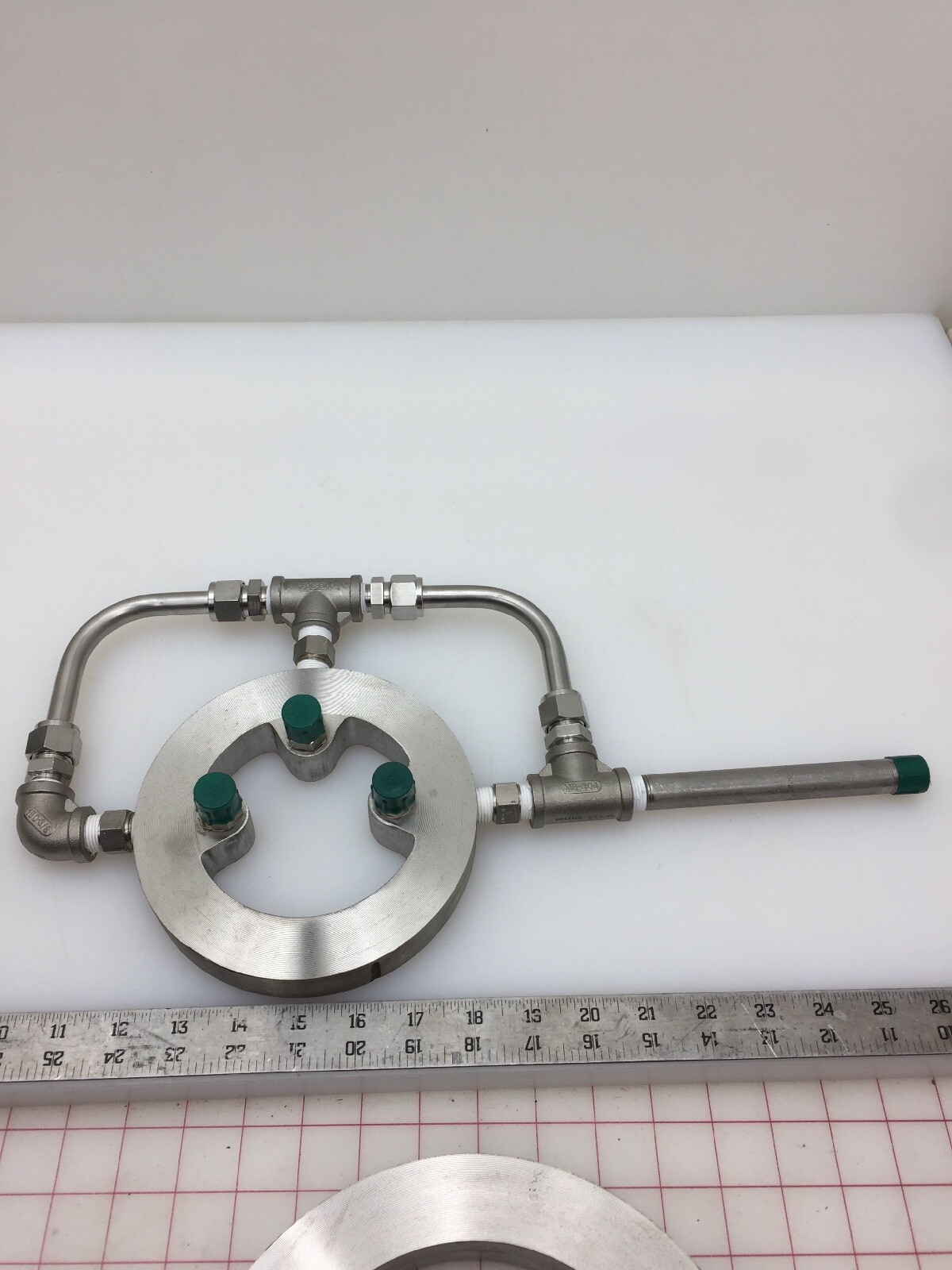 Stainless Steel Water Manifold With Bete WL-3 120 303 Cone Nozzles Fire Safety 6