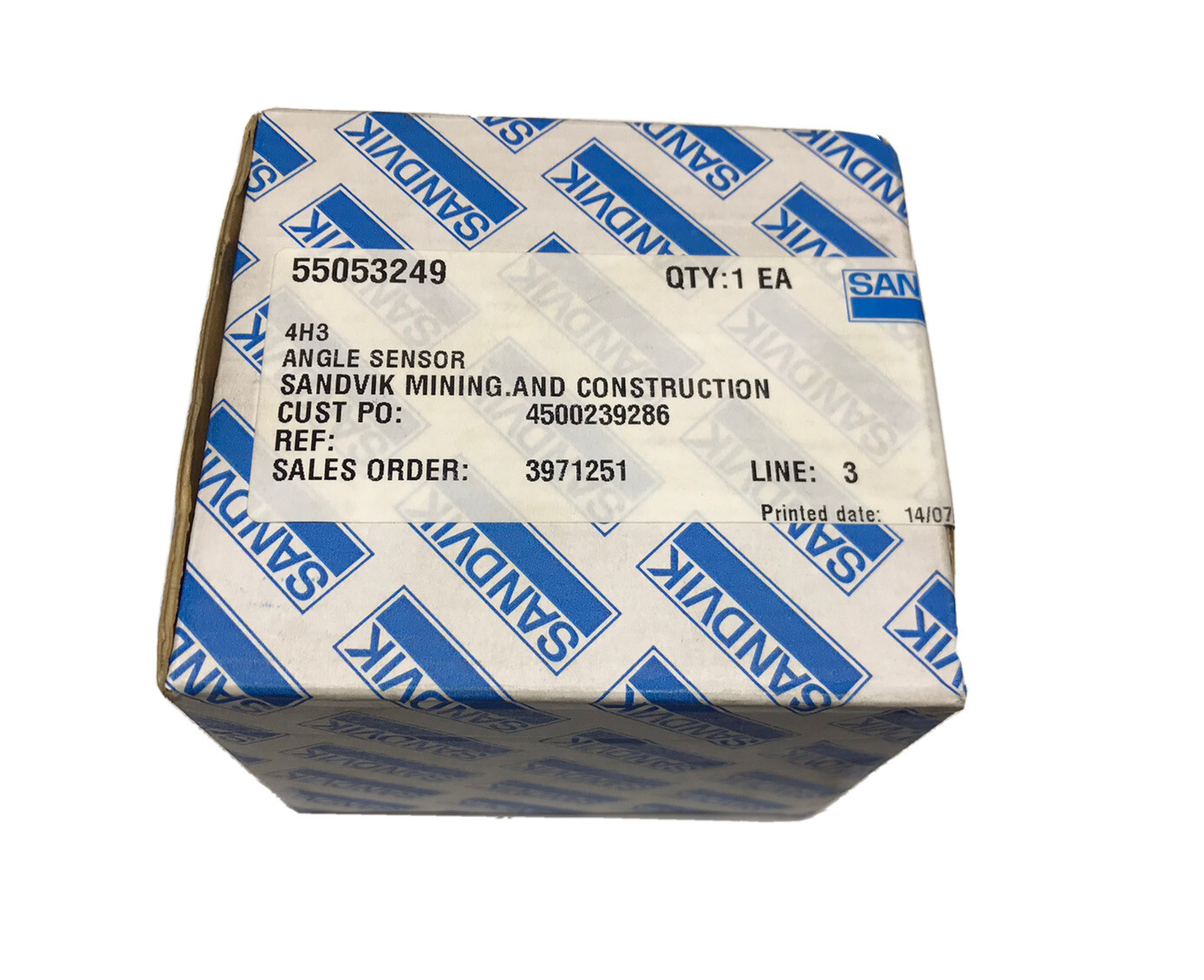 Sandvik Angle Sensor 55053249 Type XYG-RS422-DC-PUR