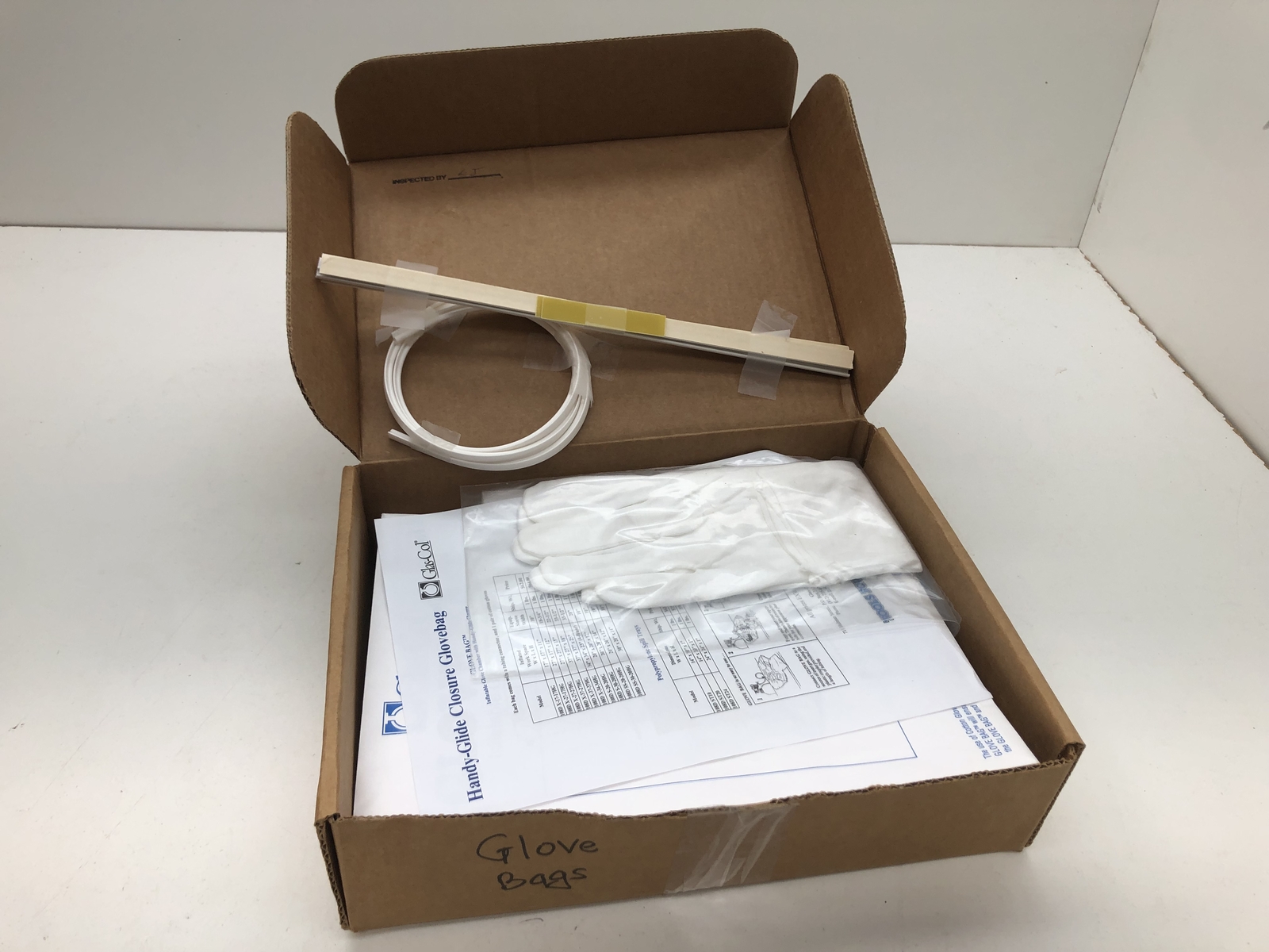 (QTY.4) GLAS-COL 108D-X37-37H INFLATABLE GLOVE CHAMBER