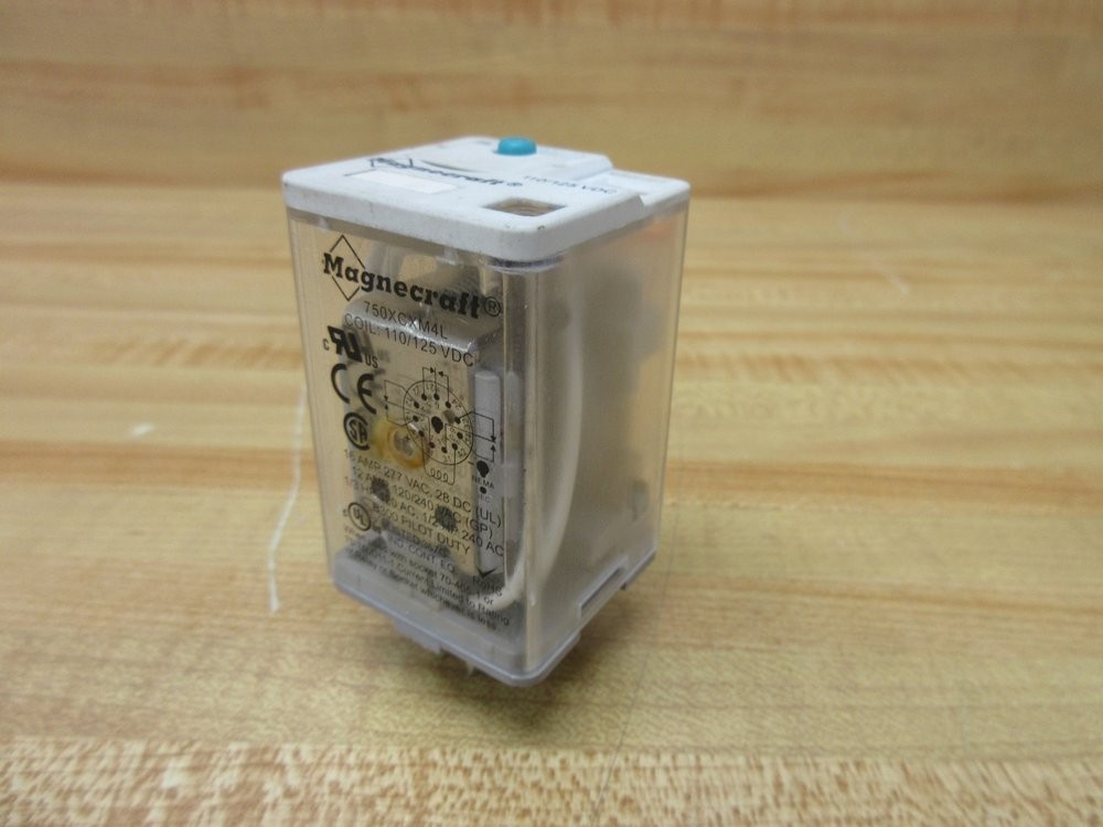 Magnecraft 750XCXM4L-110/125 VDC Relay 750XCXM4L110125VDC
