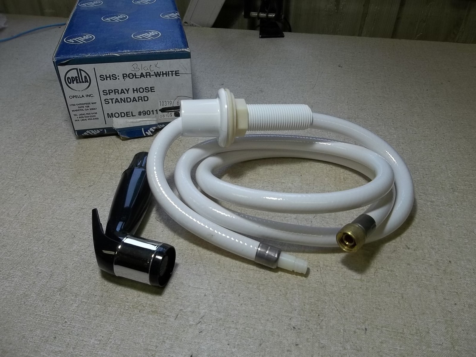 NEW Opella Model 9011 Black Sink Spray Sprayer Hose *FREE SHIPPING*