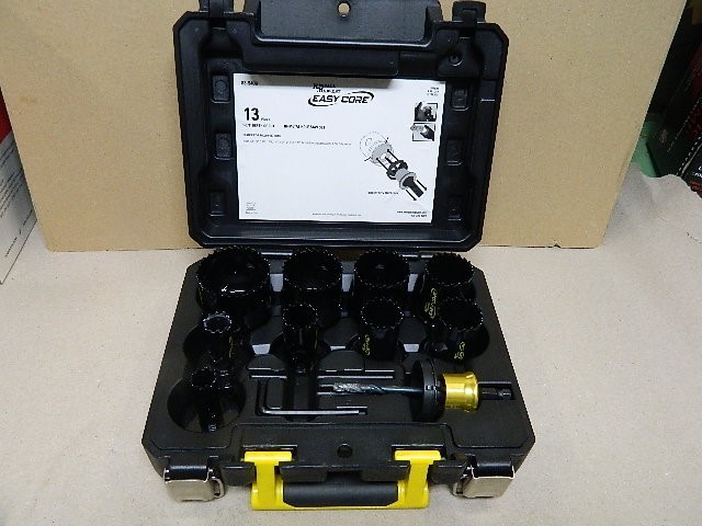 Kimbell Midwest Easy Core 83-508 Bi Metal 13 Piece Hole Saw Set