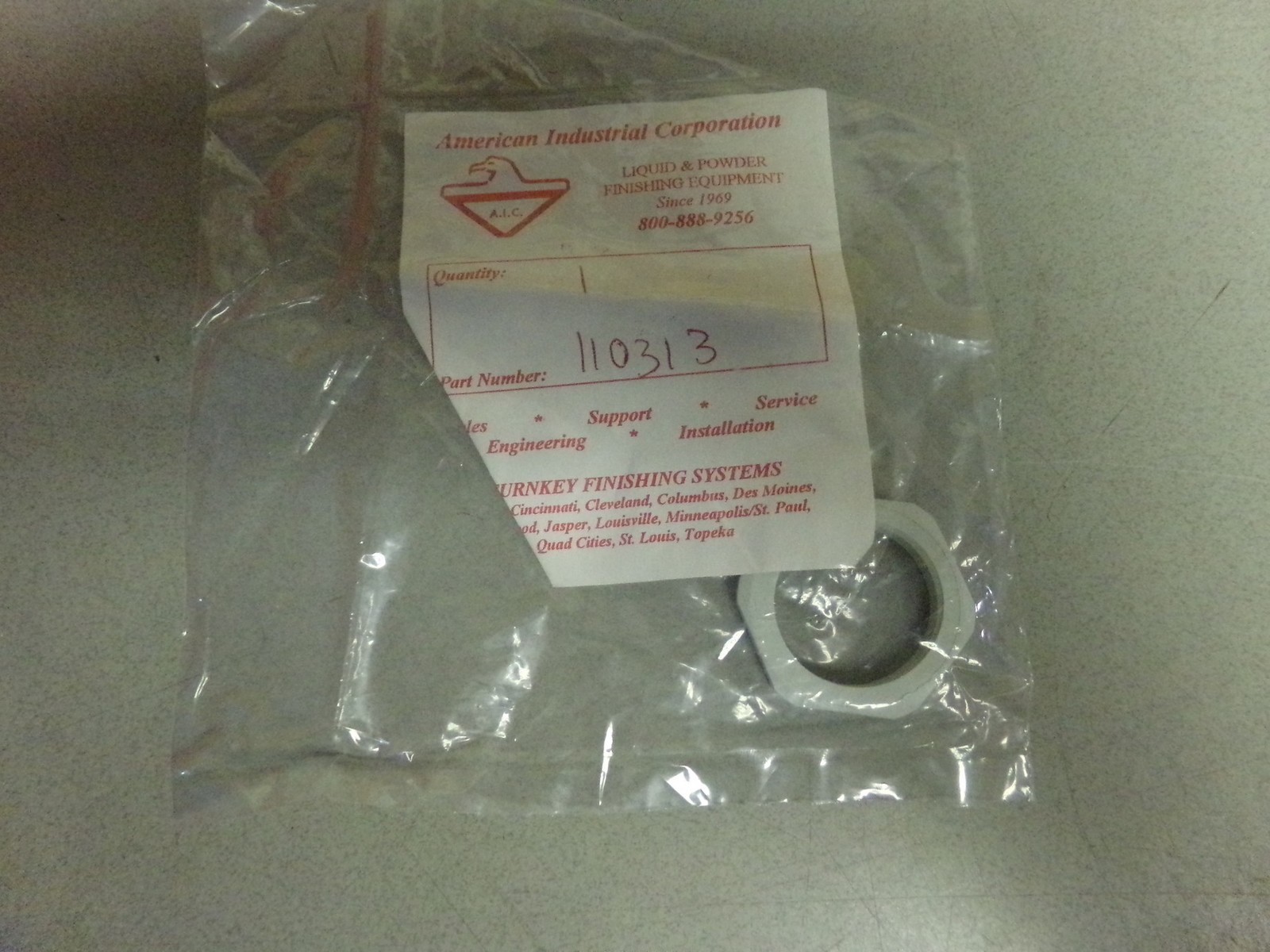 NEW American Industrial Corp 110313 Plastic Nut *FREE SHIPPING*