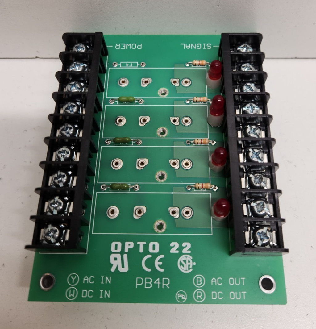 GUARANTEED! OPTO 22 4-CHANN OUTPUT MODULE RACK PB4R