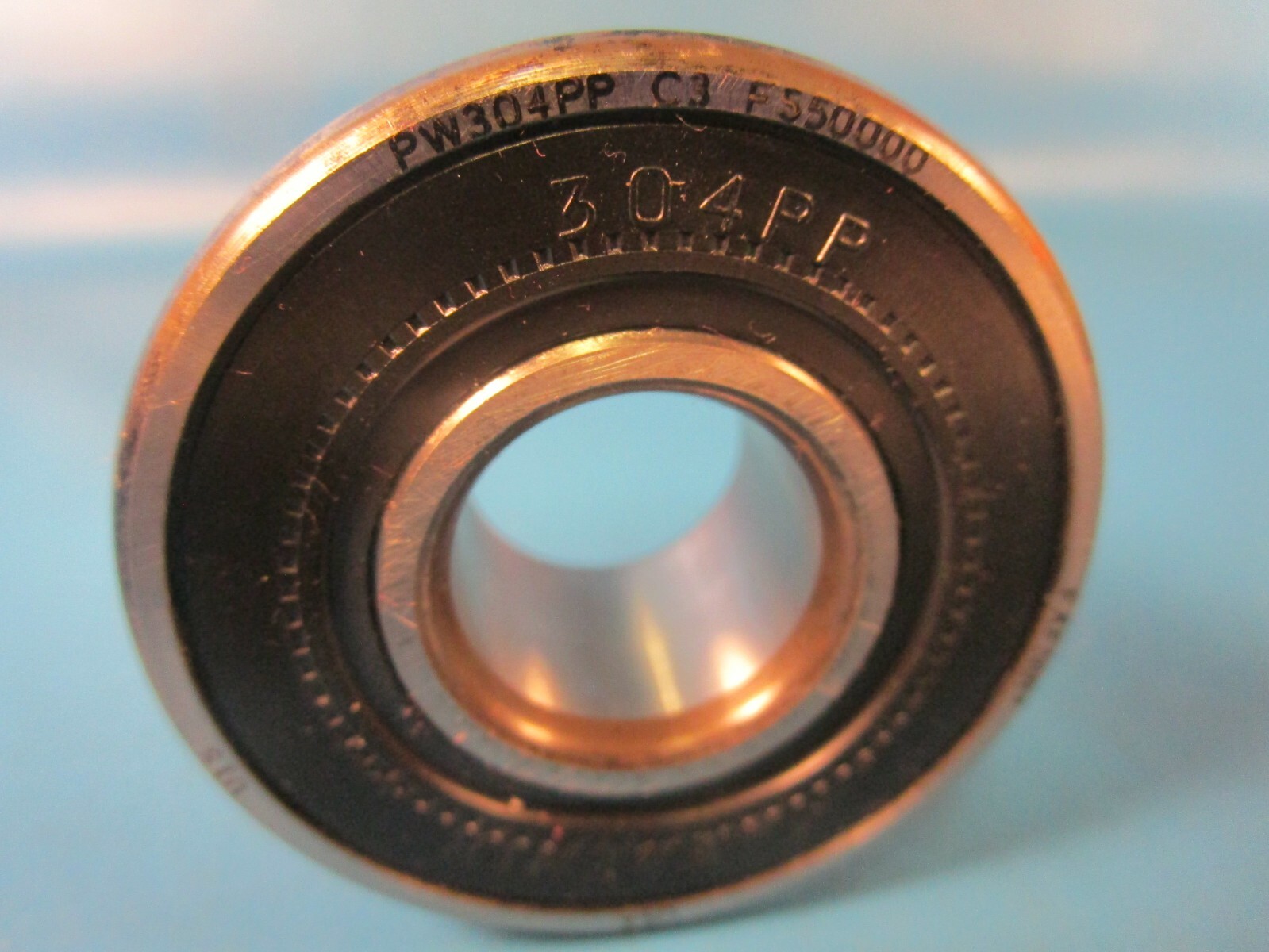 Fafnir W304PP Single Row Radial Bearing, 20mm ID x 52mm OD x 0.875″ W, Dbl Seals
