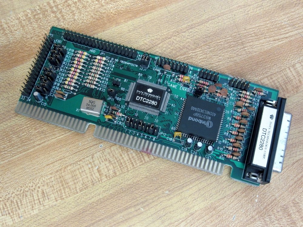 Data Technology DTC2280 16-Bit ISA I/O Card W/O Adapter Bar