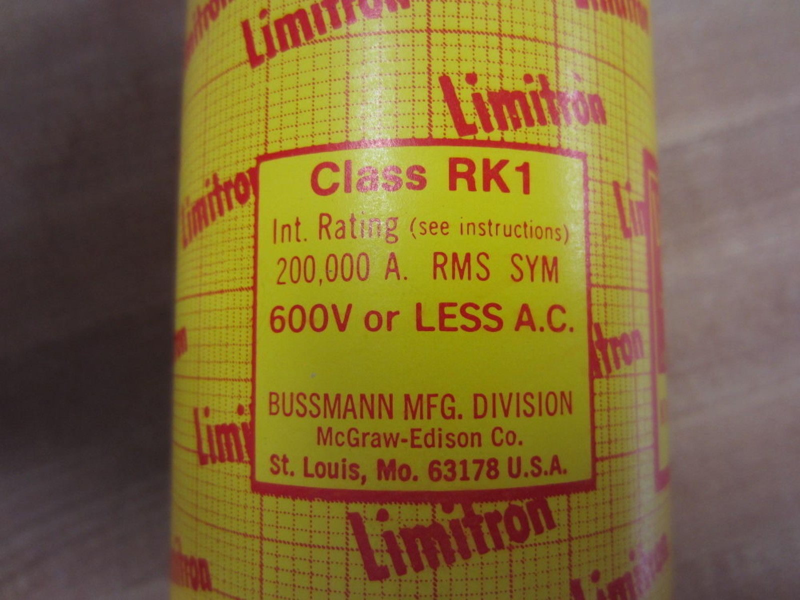 Bussmann KWS-R-600 Limitron KWSR600 Fuse