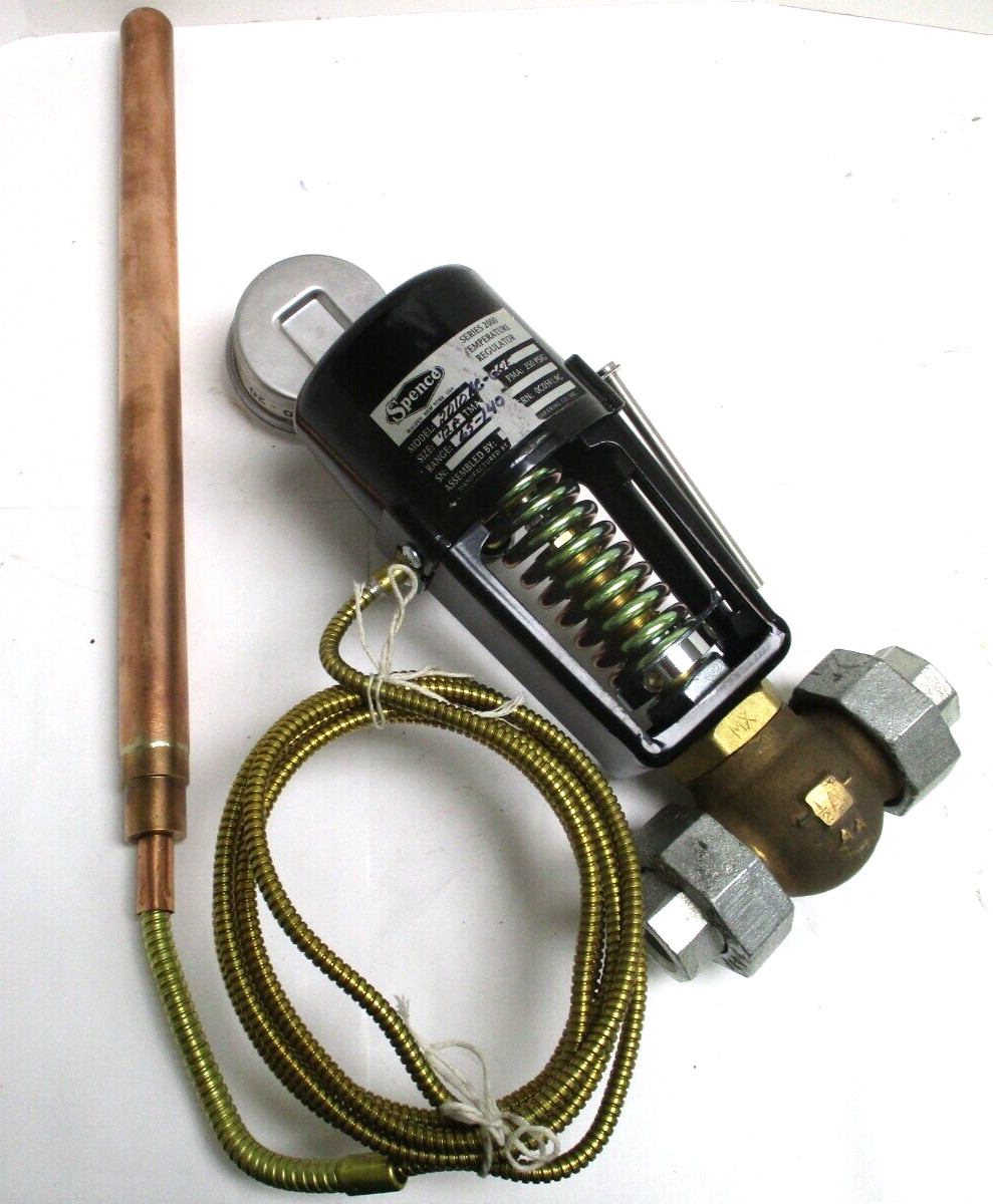 SPENCE , 2010AC-GQE , DIRECT ACTING TEMPERATURE REGULATOR , 1/2″ FNPT ENDS ,