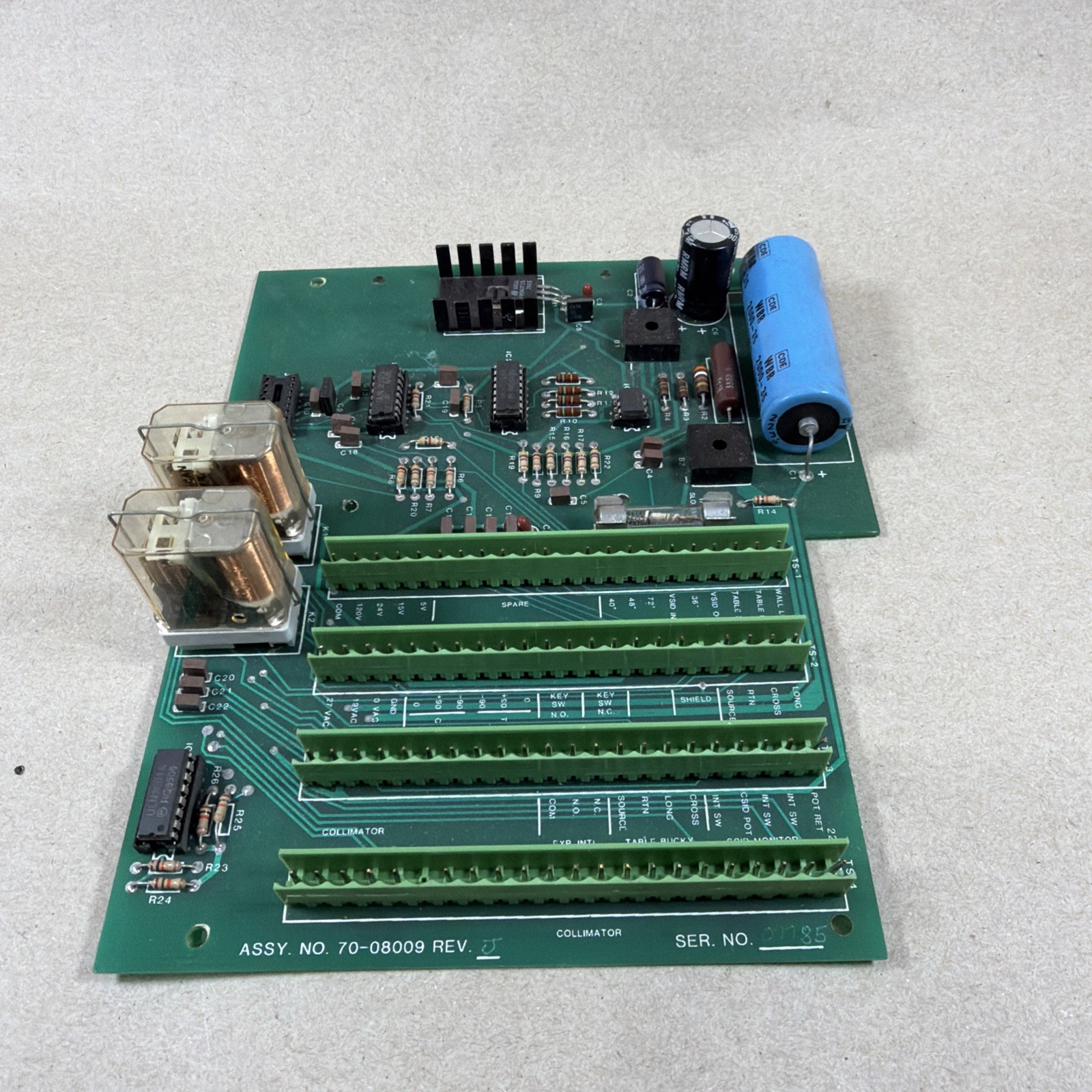 🔥 BOARD 70-06257-H – ASSY 70-08009 REV L – PHILIPS / SHIMADZU X-RAY (C31