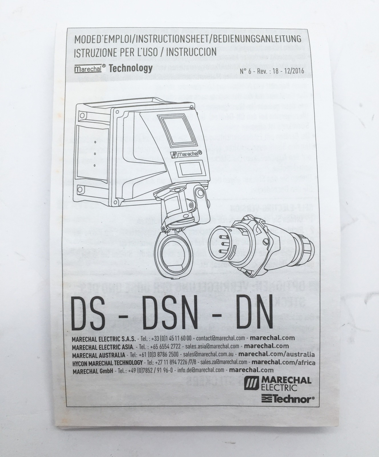 Marechal 3194017R Socket Outlet Ds9 3P+N+E Ip66 150A 250/440Vac