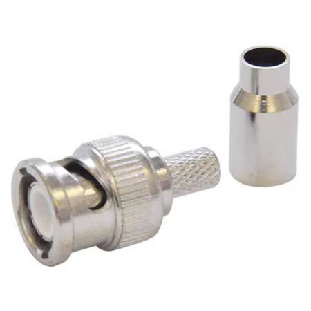Dolphin Components Dc-Mc78-5 Cable Coupler, Bnc/Male, Rg6 Coax, Pk10