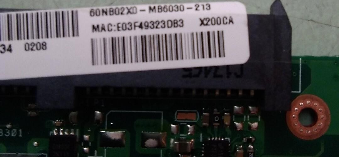 Asus X200CA Notebook System Board Main 60NB02X0-MB5030-213 PCU SR109
