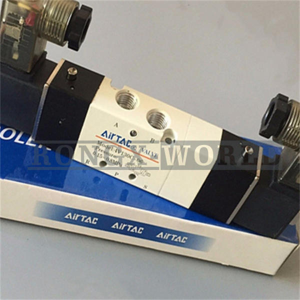 ONE AirTAC 4V130C06B 4V130C-06 DC24V Solenoid Valve NEW