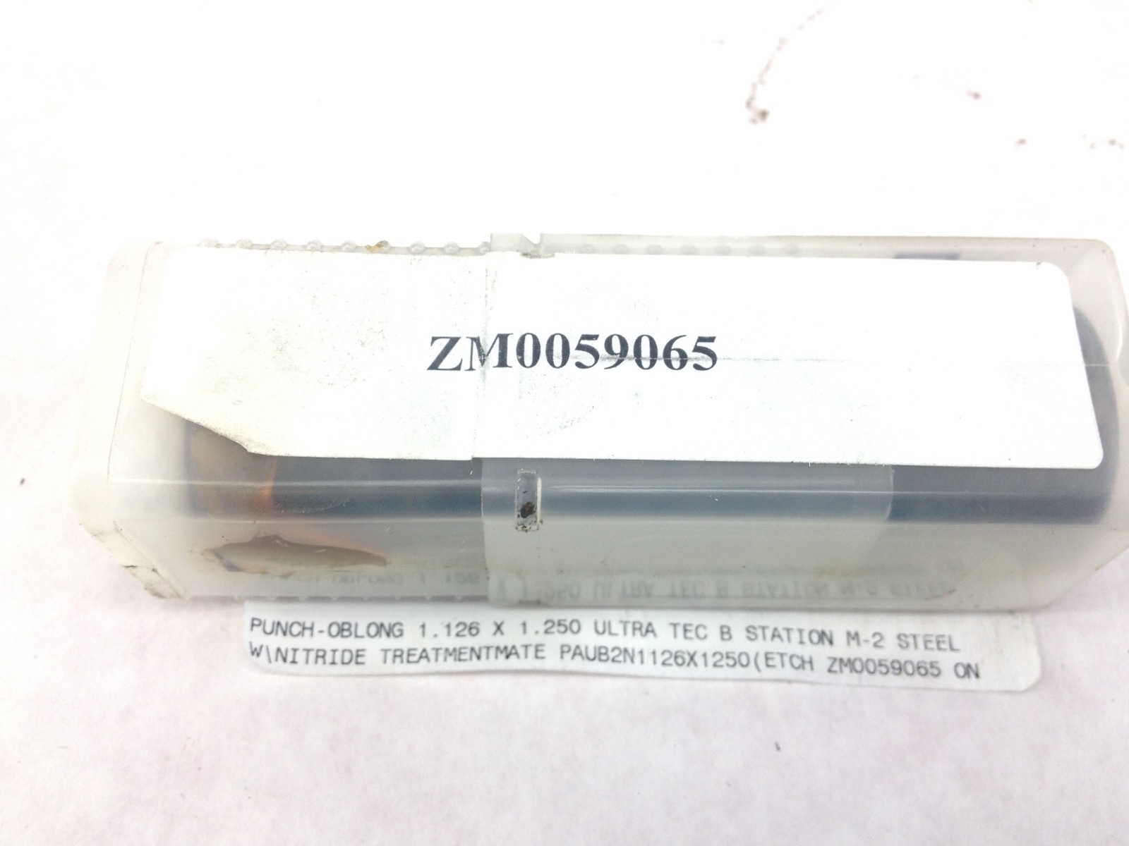NEW! MATE PRECISION TOOLING OBLONG PUNCH PAUB2N1250 ZM0059065 (H157)