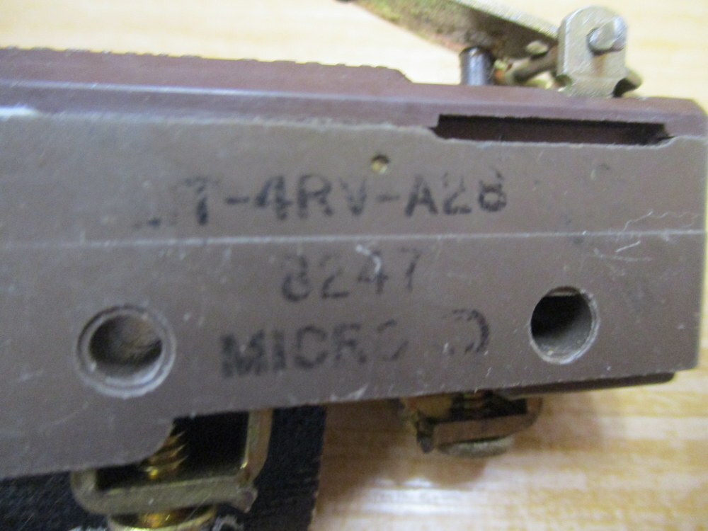Honeywell / Micro Switch MT-4RV-A28 Standard Switch MT4RVA28