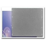 Bud Industries PA-1104-MG Gray Aluminum Rack Mount Relay Rack Panel