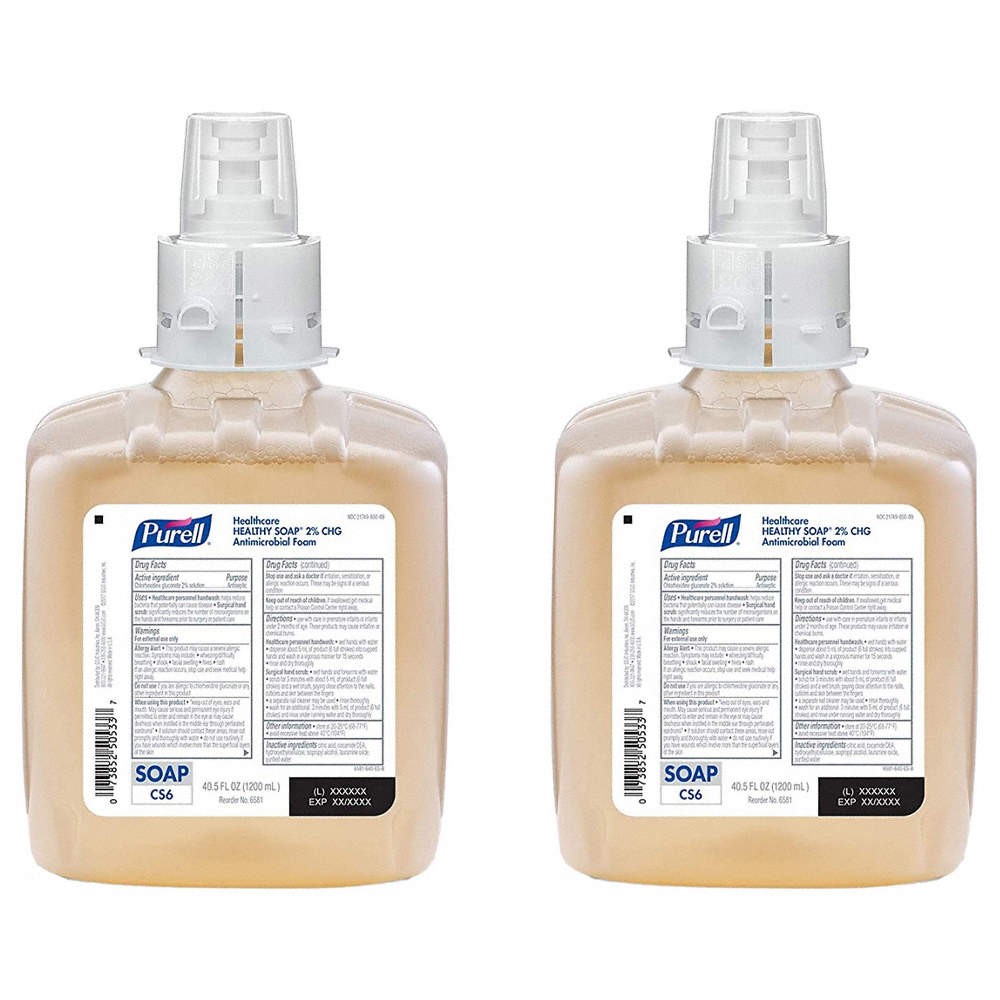 PURELL 6581-02 Hand Soap,CLR,1,200 mL,,PK2 460U58
