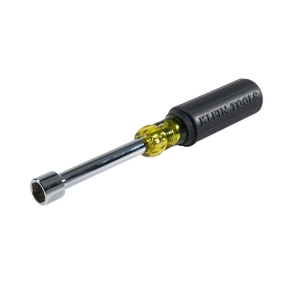 Klein Tools 630-9/16 Nut Driver: 9/16″ Drive, Hollow Shaft, Cushion Grip