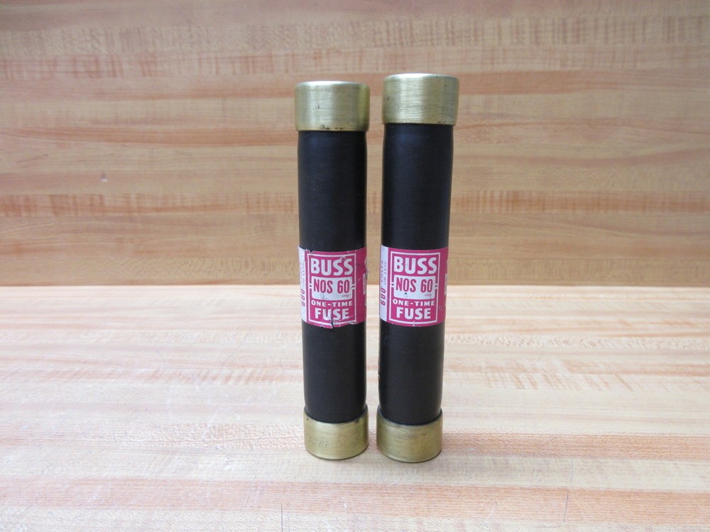 Buss NOS-60 Bussmann Fuse Cross Ref 4XH13 (Pack of 2)