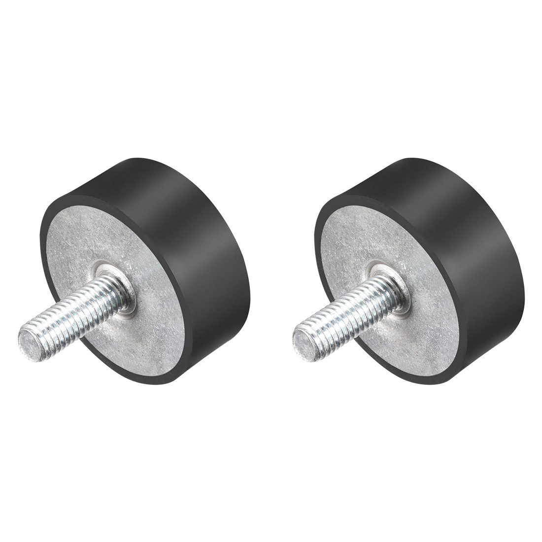 M10 Rubber Vibration and Shock Absorption Mount w Thread Stud, 1.97″ x0.79″,2pcs