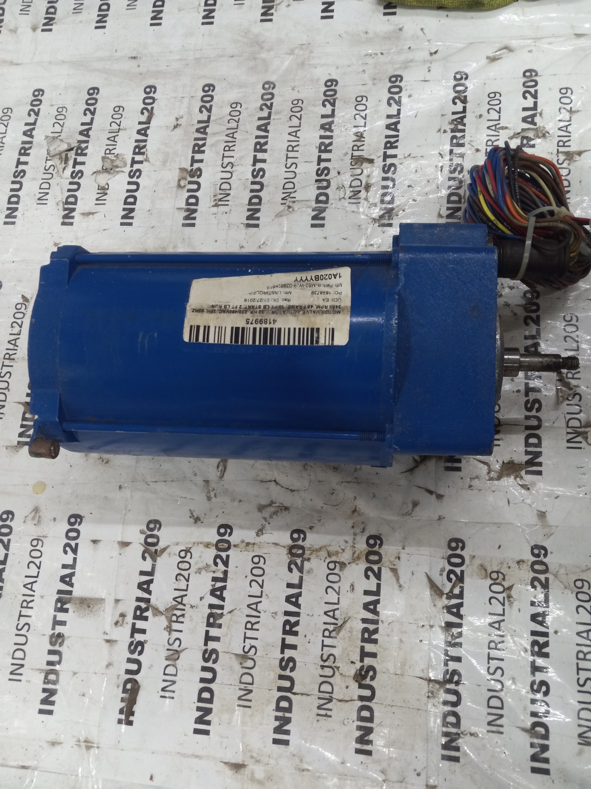 BALDOR RELIANCE FLOWSERVE LIMITORQUE MOTOR B-M50-WJ9-039604610 TYPE M 1.35HP