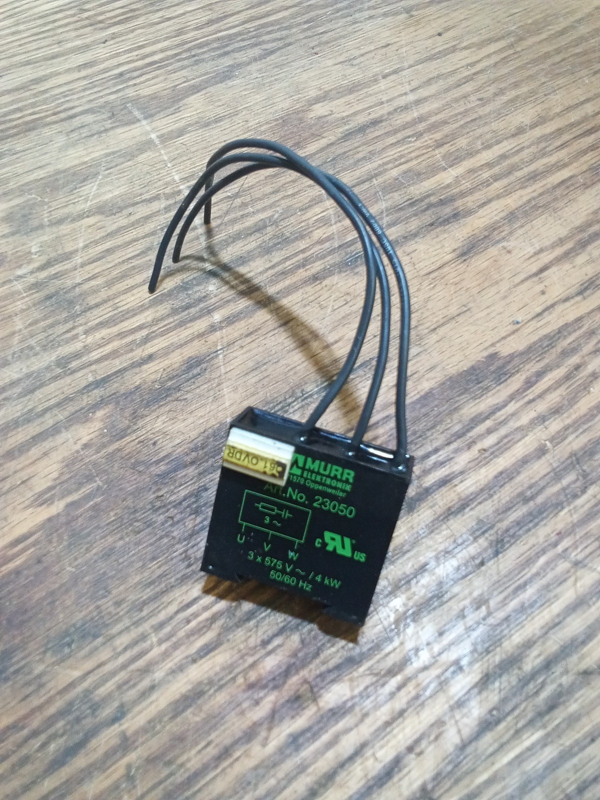 Murr Elektronik 23050 3 Phase RC Motor Surge Supressor