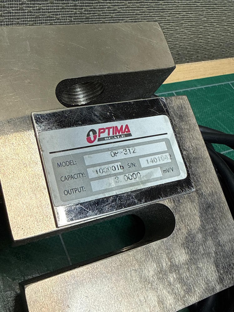 Optima Scale OP-312 500 lb S-Beam Load Cell (Untested)