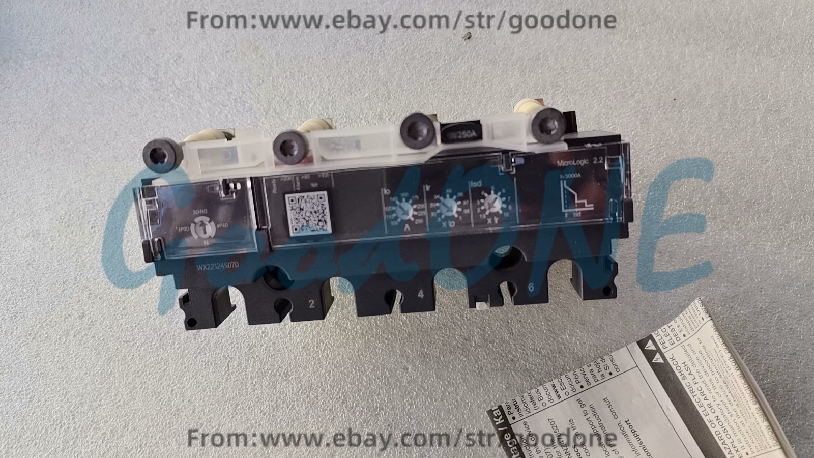 1PC NEW FOR S C2542D250 MicroLogic 2.2 Trip Unit 250A 4P for NSX250 MCCB