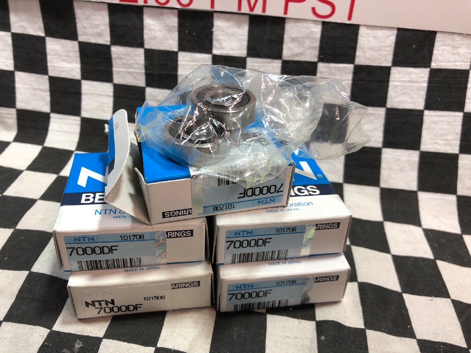 Lot Of 5 Boxes =10, NTN Angular Contact Ball Bearing, 7000DF, 101708 SHIPSAMEDAY