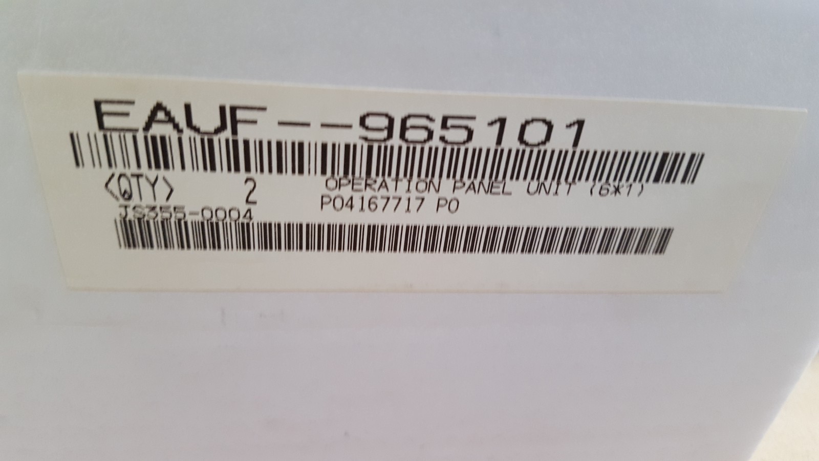 DISCO EAUF-965101 KPU-OPN-98A00 Operation Panel Unit.