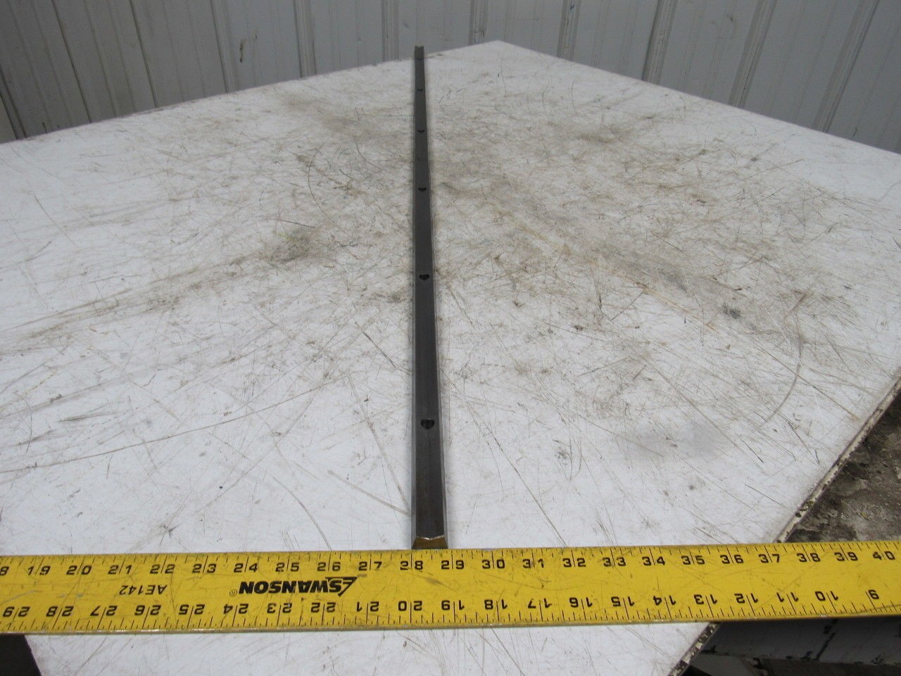 Thomson LSR-24-PD 48″ L Linear Shaft Support Rail Pre-Drilled Steel 1-1/2″ D
