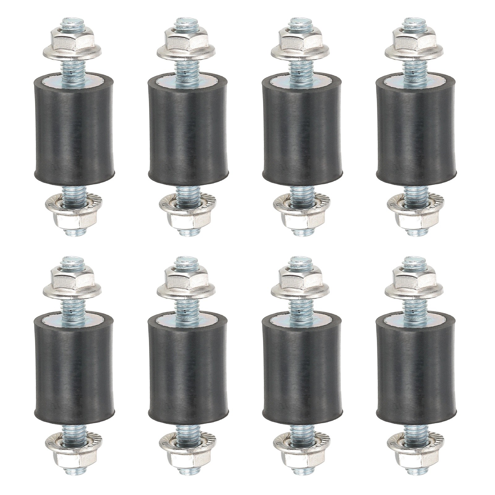 M5-15x15mm Rubber Isolator Mounts Vibration Studs Shock Absorber, 8Pcs (35mm)