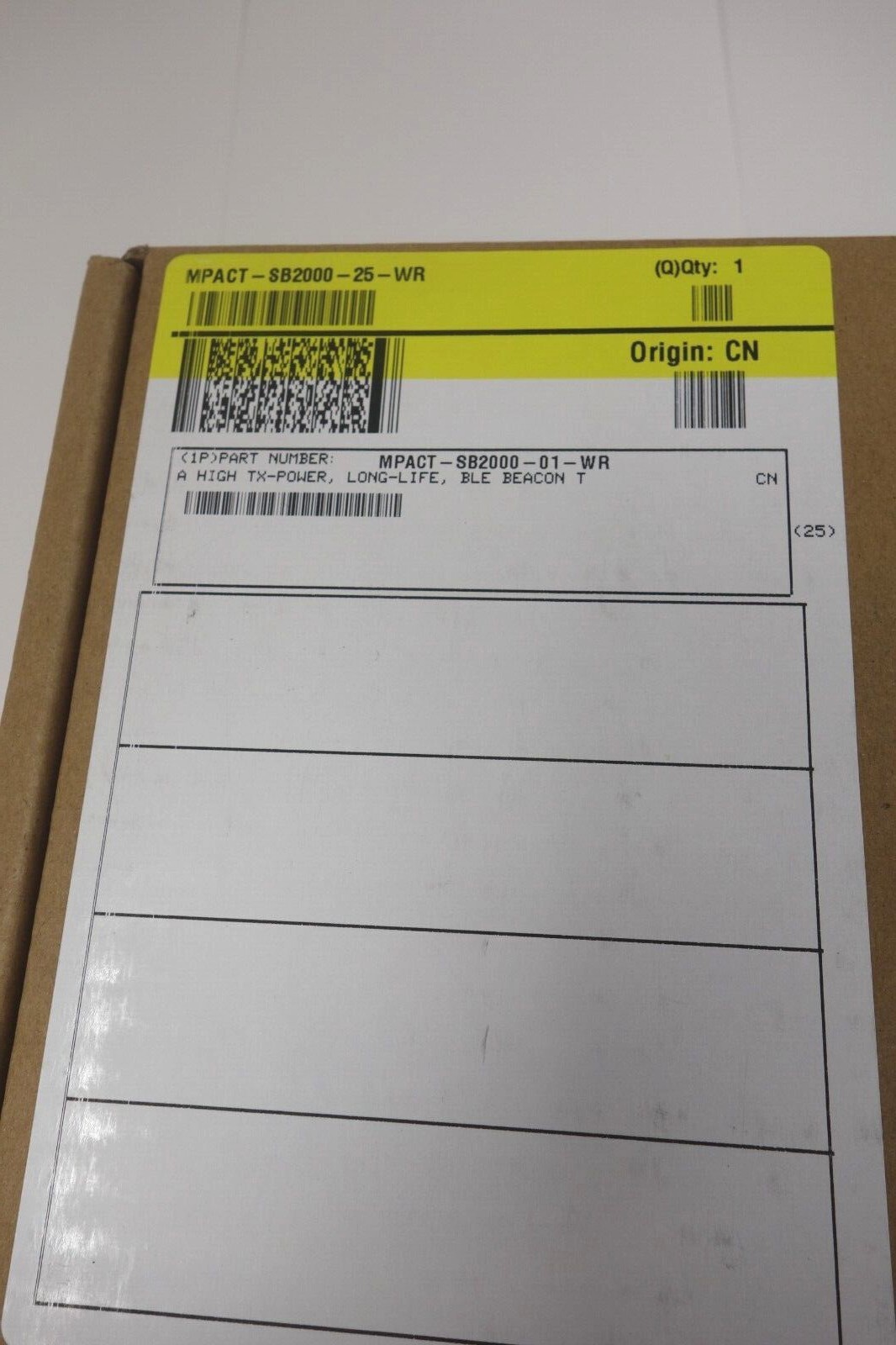 Zebra MPact MB2000 Bluetooth Beacon 5235 MPACT-INDR1 GE-MB2001-01-WR iBeacon NEW