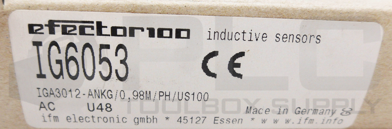 NEW IFM ELECTRONIC IGA3012-ANKG/0.98M/PH/US100 IG6053 IGA3012-ANKG/0.98M/US