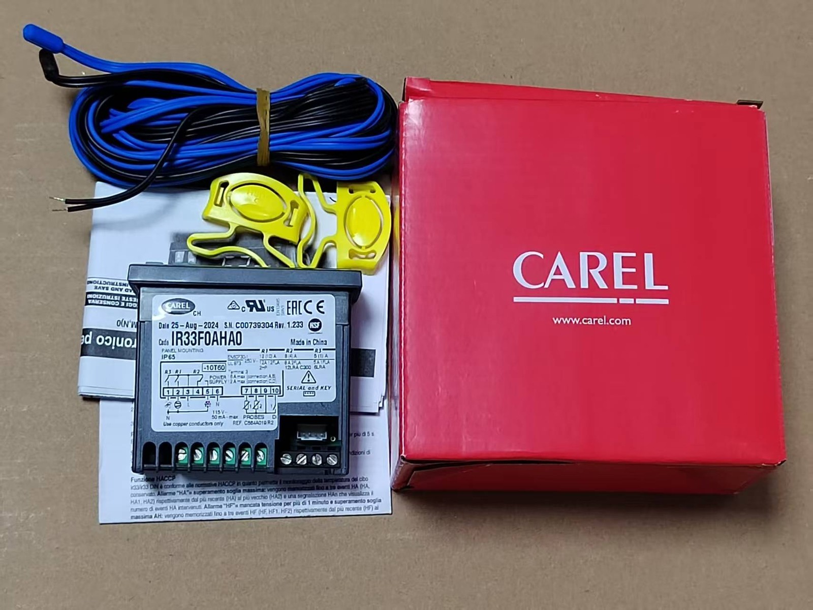 1PCS NEW FOR Carel IR33F0AHA0 Thermostat 115V IR33FOAHAO