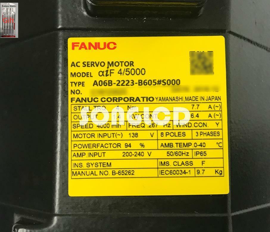 1PCS A06B-2223-B605#S000 90days warranty via DHL or FedEx