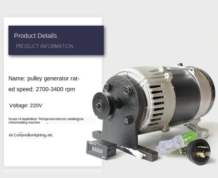Diesel Gasoline All Copper Pulley Generator 3.0kw Single-item 220V Household NEW