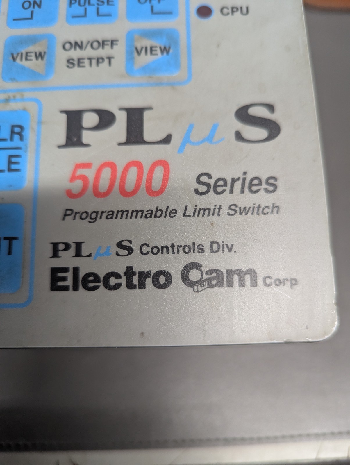 ELECTRO CAM PS-5121-10-M09 PLUS PS-5000 SERIES PROGRAMMABLE LIMIT SWITCH