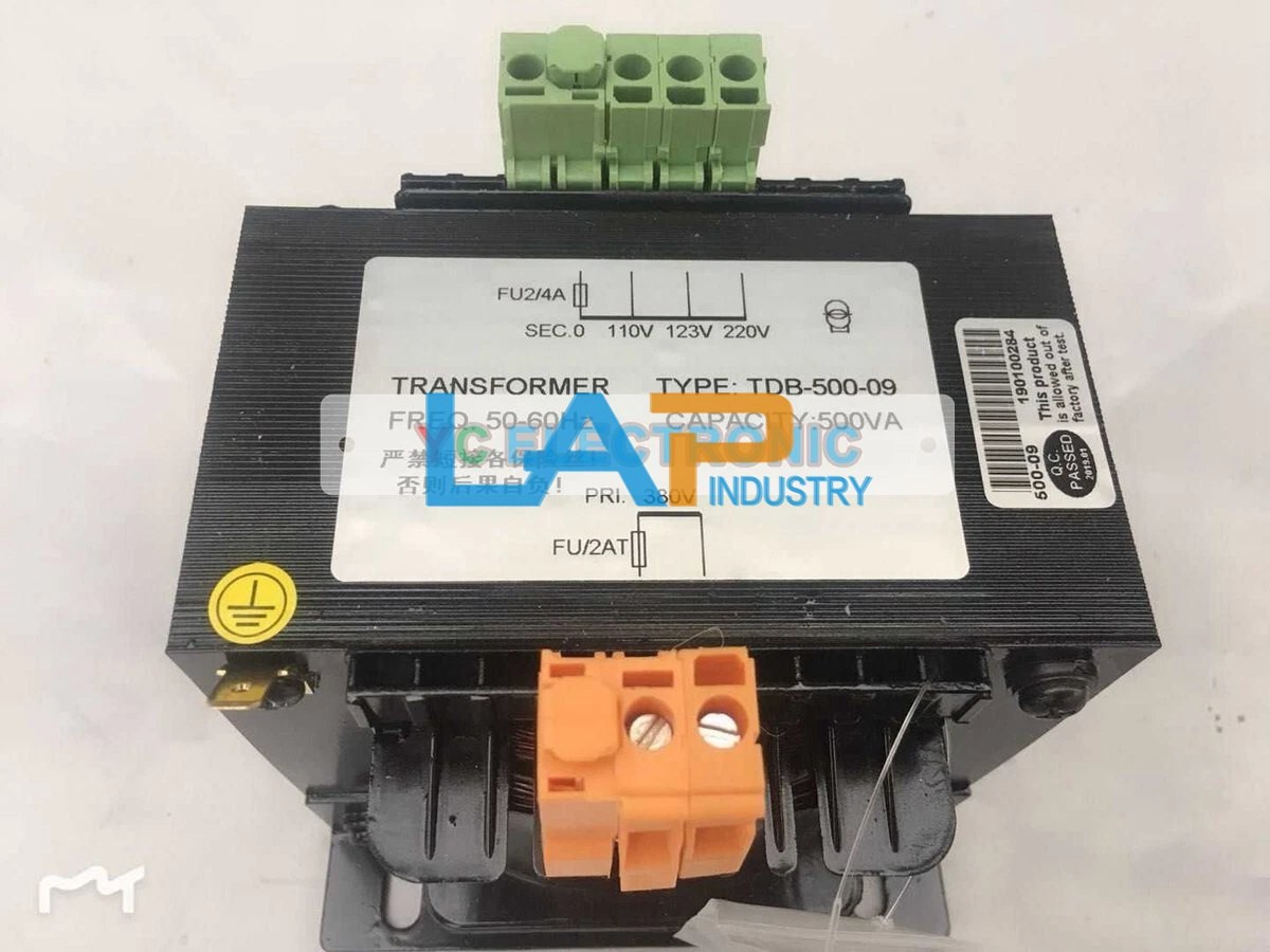 1PCS New For TDB-500-09 Elevator transformer 500VA 380V to 110V 123V 220V