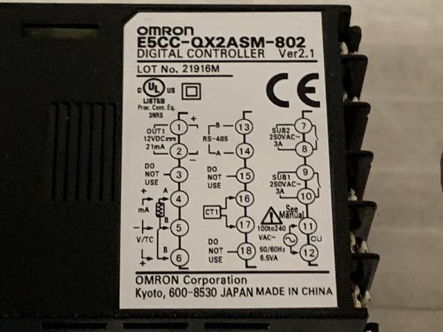 Omron Temperature Controller – E5CC-QX2ASM-802 w/Warranty